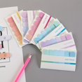 thumbnail image 1 of 4pcs/set, 120 Sheets/pc 6 Colors Gradient Guide Sticky Notes, Back To School, School Supplies, School, Sticky Notes, Aesthetic School Supplies, Stationary, 1 of 5