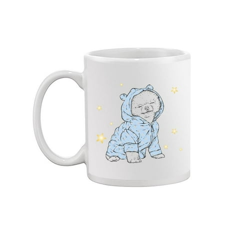 

Cute Pomeranian In Pajamas Mug -Image by Shutterstock