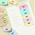 thumbnail image 2 of Mr. Pen- Erasers, 24 Pack, Pastel Colors Pencil Eraser, Erasers for Pencils, Mr. Pen Erasers, Erasers for All Occasions, Large Eraser, 2 of 8