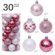 thumbnail image 1 of 30 piezas transparentes de 6 cm, adornos de bolas de plástico, adornos navideños para el hogar, bolas de Navidad colgantes para árbol de Navidad 2021, 1 of 4