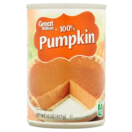 Great Value 100% Pure Pumpkin, 15 oz - Walmart.com