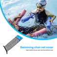 thumbnail image 4 of Soidarity Funda para silla de salón de piscina, portátil, para viajes, vacaciones, asiento de agua, verano, ocio, fiesta en la playa, reemplazo de cama Deportes acuáticos Azul Soidarity OD025117-02, 4 of 6