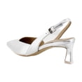 thumbnail image 3 of Naturalizer Dalary Women's Heels Silver Leather Size 7.5 W, 3 of 8