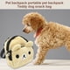 thumbnail image 4 of Cartoon Pet Self Mochila Ajustable Dourable Teddy Harness Outdoor Snack Bag Hugtrwg Para estrenar, 4 of 9