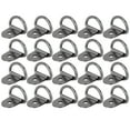 thumbnail image 1 of 50pcs Black D Shape Tie Down Anchors Lashing Ring for Car Trailers RV Boats, 1 of 7