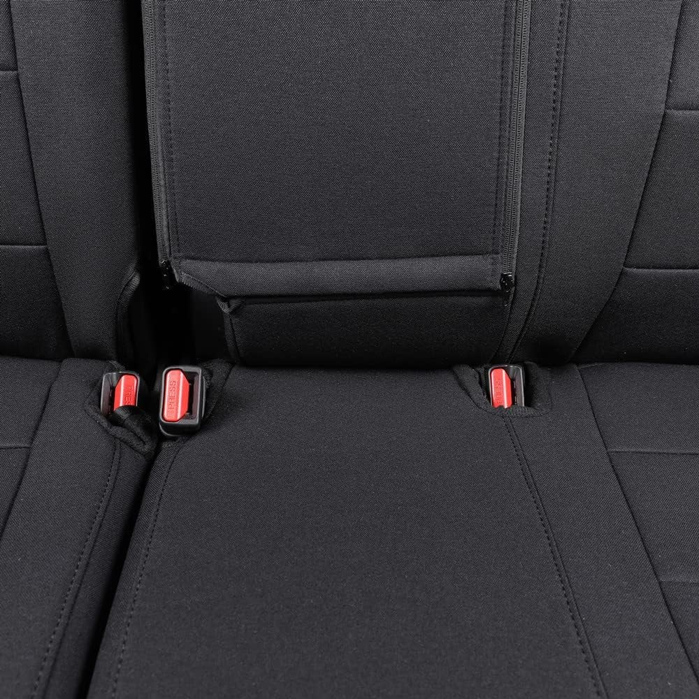 coverdream Custom Fit HRV Car Seat Covers for Honda HRV EX-L 2023 2024 2025 2026 - Washable Polyester Auto Seat Covers (Full Set,Black)