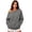 sweatshirts 61#Dark Gray, variant on WAYUTE Womens Sweatshirt Off The Shoulder Sweatshirt Drop Shoulder Long Sleeve Front Pocket Oversized Tunic Top Solid Color Fall Pullover Casual Daily Wear,Grey,2XL