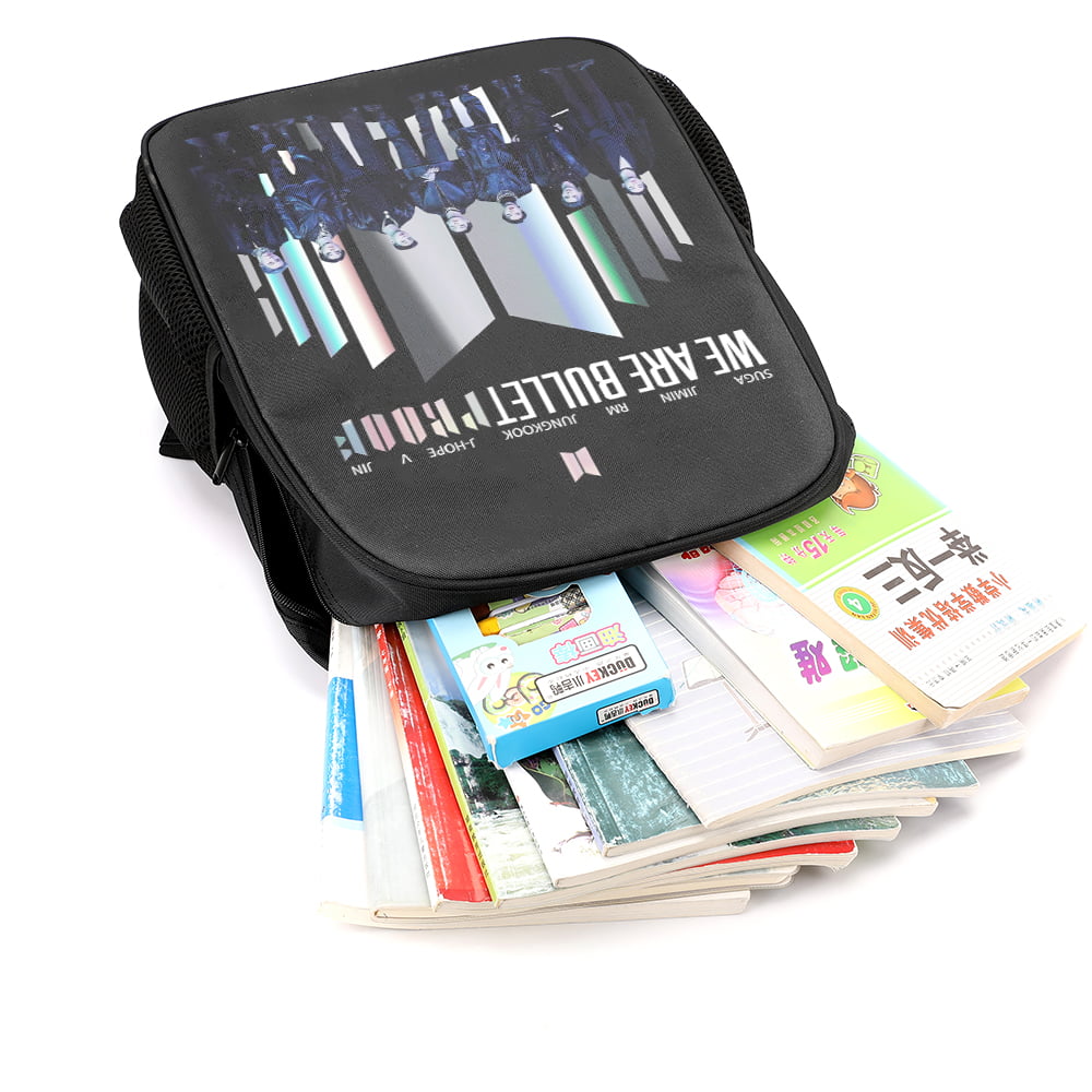 Yongshida Kpop Fashion BTS Backpack Colleage Bookbag School Bag Jimin Suga  Jin Jhope RM jung kook V Fans Casual Daypack BTS Merchandise