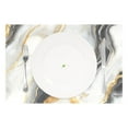 thumbnail image 2 of Ryvnso Placemats Set of 4 Golden Marble White Dining Mats Heat-Resistant Non-Slip Washable Table Mat, 2 of 8