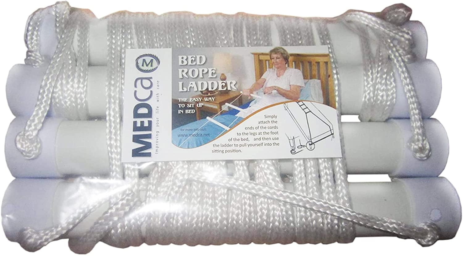 MEDca Bed Helper Adjustable Home Pull Up Assist Ladder Strap