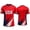 Watermelon Red, variant on Men's Patriotic Shirt National Team Game Day T Shirts Round Neck Short Sleeve Football American Flag Graphic Tee 2026 Fan Shirts Vermilion S