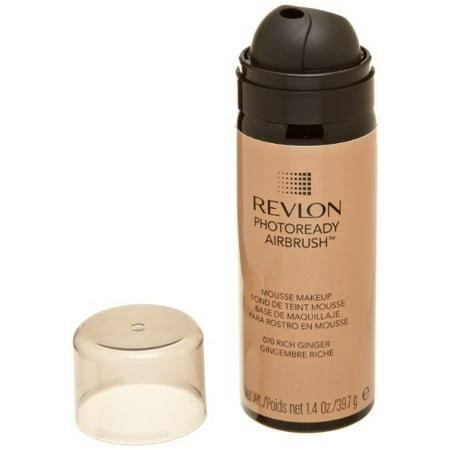 REVLON Photoready Airbrush Mousse Makeup, Rich Ginger, 1.4