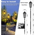 thumbnail image 3 of Solar Torch Light Garden Torch Light Solar Torch Outdoor Waterproof Solar Flame Lights Garden Decoration, Yard Paths (2pack), 3 of 5