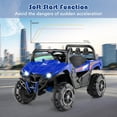 thumbnail image 3 of OLAKIDS 12V Ride on UTV, Battery Powered Off-Road Kids Electric Vehicles with Remote Control, Music, Horn, MP3, Lights, 3 Speeds, Soft Start, Ride on Truck for 3+ Boys Girls, 3 of 8