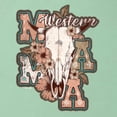 thumbnail image 6 of Wild Bobby Western Ma Steer Pink And Grey Distressed Pop Culture Women Slim Fit Junior Tee, Mint, XX-Large, 6 of 6