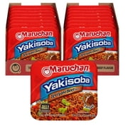 Maruchan Yakisoba Teriyaki Beef 4 oz., Pack of 16 Single Serving Home-style Japanese Noodles