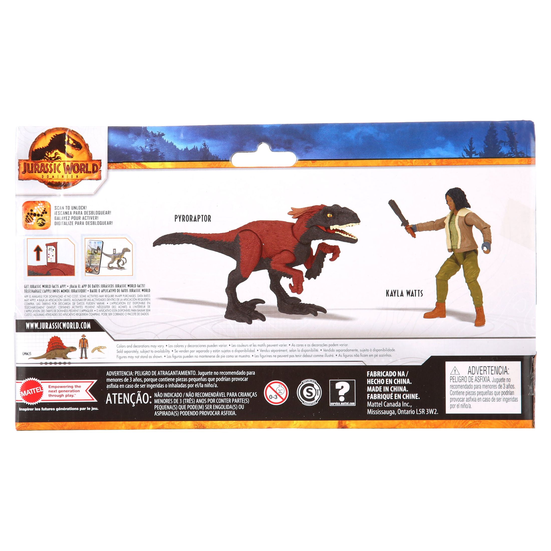 Jurassic World: Dominion Pack Kayla Watts & Pyroraptor Figure Set