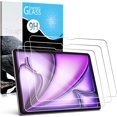 thumbnail image 1 of CZCPP-Protecteur d'Écran pour iPad Air 11 Pouces M2 2024 (6e Génération), 3 Packs Film en Verre Trempé, 9H Anti-Rayures, Sans Bulles, Clarté HD, Compatible Face ID et Apple Pencil, 1 of 4
