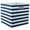 Blue, variant on DII Foldable 13" Storage Cube Waves Print, Gray