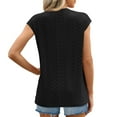 thumbnail image 5 of LADIGASU Women's Spring And Summer Round Neck Printed Short Sleeved Casual Pullover, 5 of 9