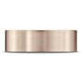 thumbnail image 2 of Benchmark� 14k Rose Gold 7mm Comfort-fit Satin-finished Carved Design Wedding Band Ring, 2 of 7