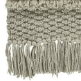 thumbnail image 4 of VCNY Home Savannah Fringe Taupe Stripe Cotton Blend Bath Runner Rug, 24" x 60", 4 of 5