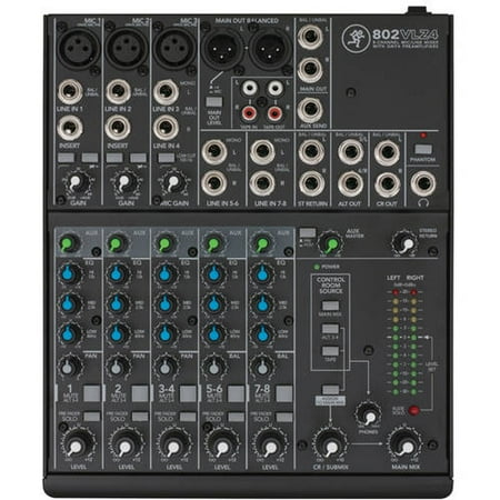 - Mackie 802VLZ4 8-Channel Compact Mixer