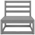 thumbnail image 5 of vidaXL 6 Piece Garden Lounge Set Grey Solid Wood Pine, 5 of 5