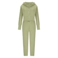 thumbnail image 6 of zfwon Tracksuits Sets for Women Zip Up Tracksuit Set Long Sleeve Sport Jacket & Drawstring Joggers 2 Piece Sweatsuit Activewear for Gym Running Yoga and Casual Loungewear, 6 of 7