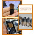 thumbnail image 3 of BRIGHTFUFU 2 brochas de maquillaje portátiles para base, mini brochas para mejillas, brochas de maquillaje de viaje, 3 of 8