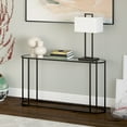 thumbnail image 6 of Evelyn&Zoe Erikson 54" Wide Rectangular Console Table, Blackened Bronze, 6 of 8