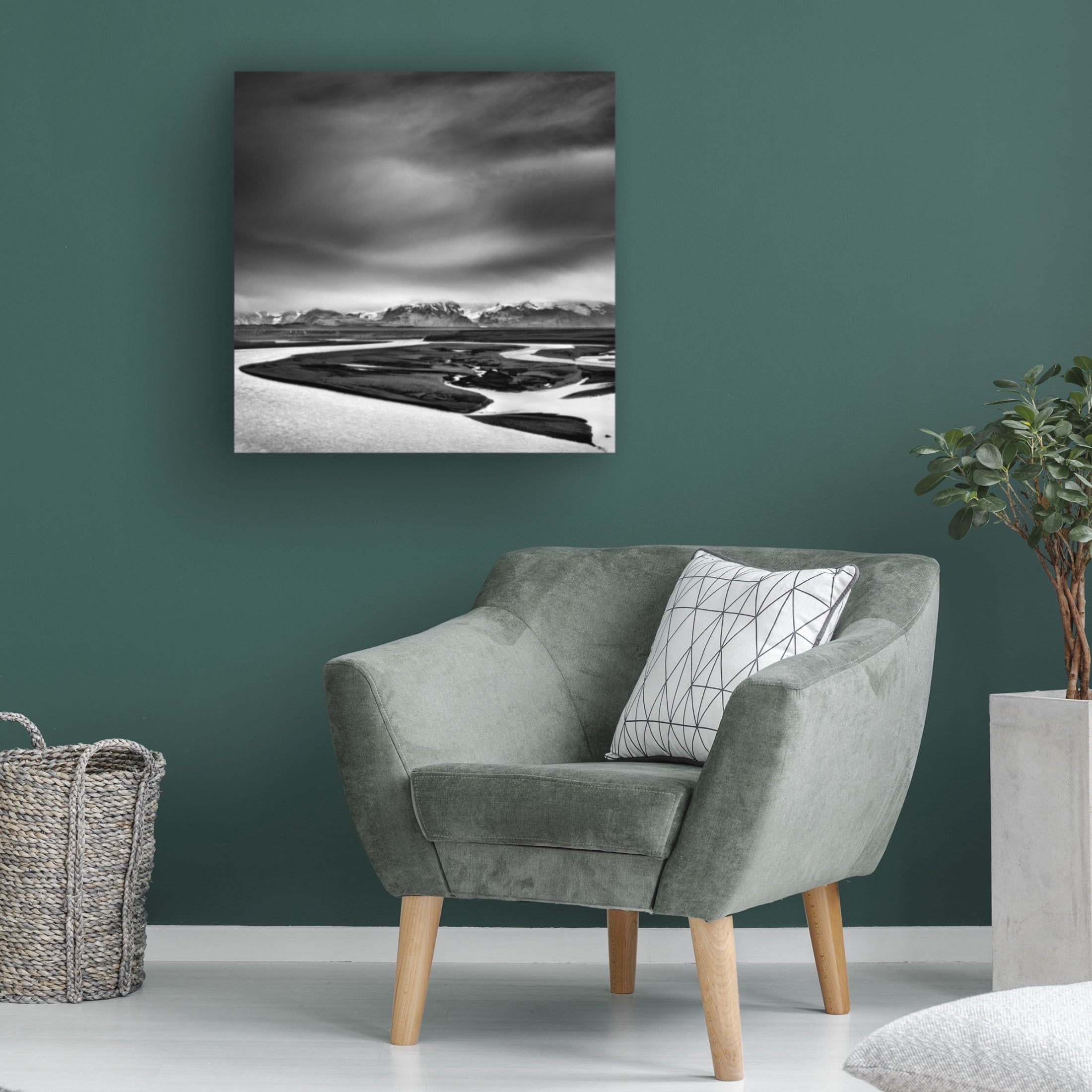 Canvas Wall Art - George Digalakis 'Surreal World' Wall Art for Living Room, Bedroom, or Office Décor by Trademark Fine Art - 24 x 24 Inches