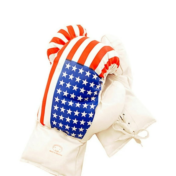 USA Flag Boxing Gloves For Practice  Training 4OZ
