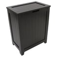 thumbnail image 1 of Redmon Contemporary Wooden Clothes Hamper for Bedroom and Laundry Room, Espresso, 1 of 7