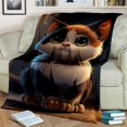 thumbnail image 4 of Mignon Calico Chat Garfield Chat Persan Ragdoll Dessin Animé Couverture Doux Jeter pour la Maison Chambre Lit Canapé Couverture Enfants, 4 of 7