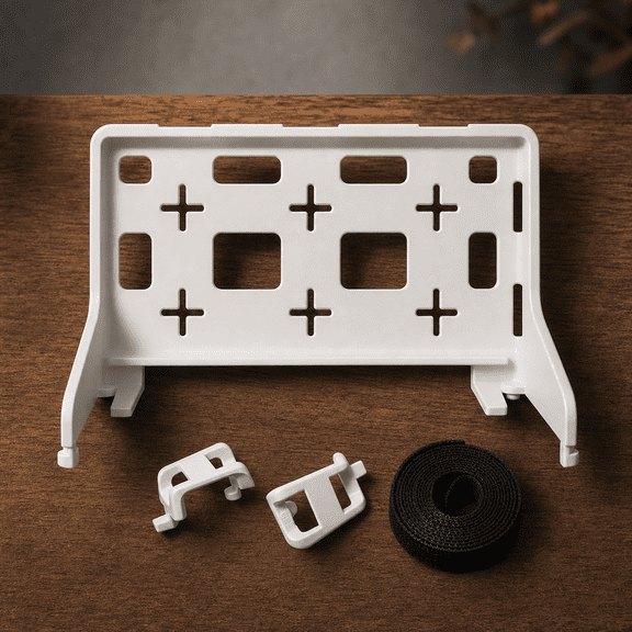 49605-aub Structured Media Panel Accessories Enclosure Universal Shmounting Bracket For Leviton -that Supports 20lbs Of Weight - White