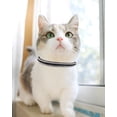thumbnail image 2 of Mumup 1Pack Cat Collars for Girl Cats with Rhinestone Soft Velvet,Breakaway Cat Collars with Bell,Adjustable Safe Kitten Collar, 2 of 5