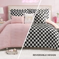 thumbnail image 2 of Juego de Edredón Juicy Couture Reversible con Diseño de Cuadros King, 2 of 9