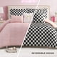 thumbnail image 2 of Juego de Edredón Juicy Couture Reversible con Diseño de Cuadros King, 2 of 9