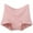 Pink, variant on Loopsun Womens Underwear, Women's Solid Plus Size XL-6XL Casual High Waisted Cotton Underwear Soft Panties Breathable Super Stretchy Briefs Gray XXXL