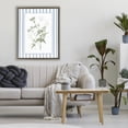 thumbnail image 2 of Stupell Industries Vintage Herbs Blue Stripes Brown Framed Floater Canvas Wall Art design by Lettered and Lined, 31 x 25, 2 of 9