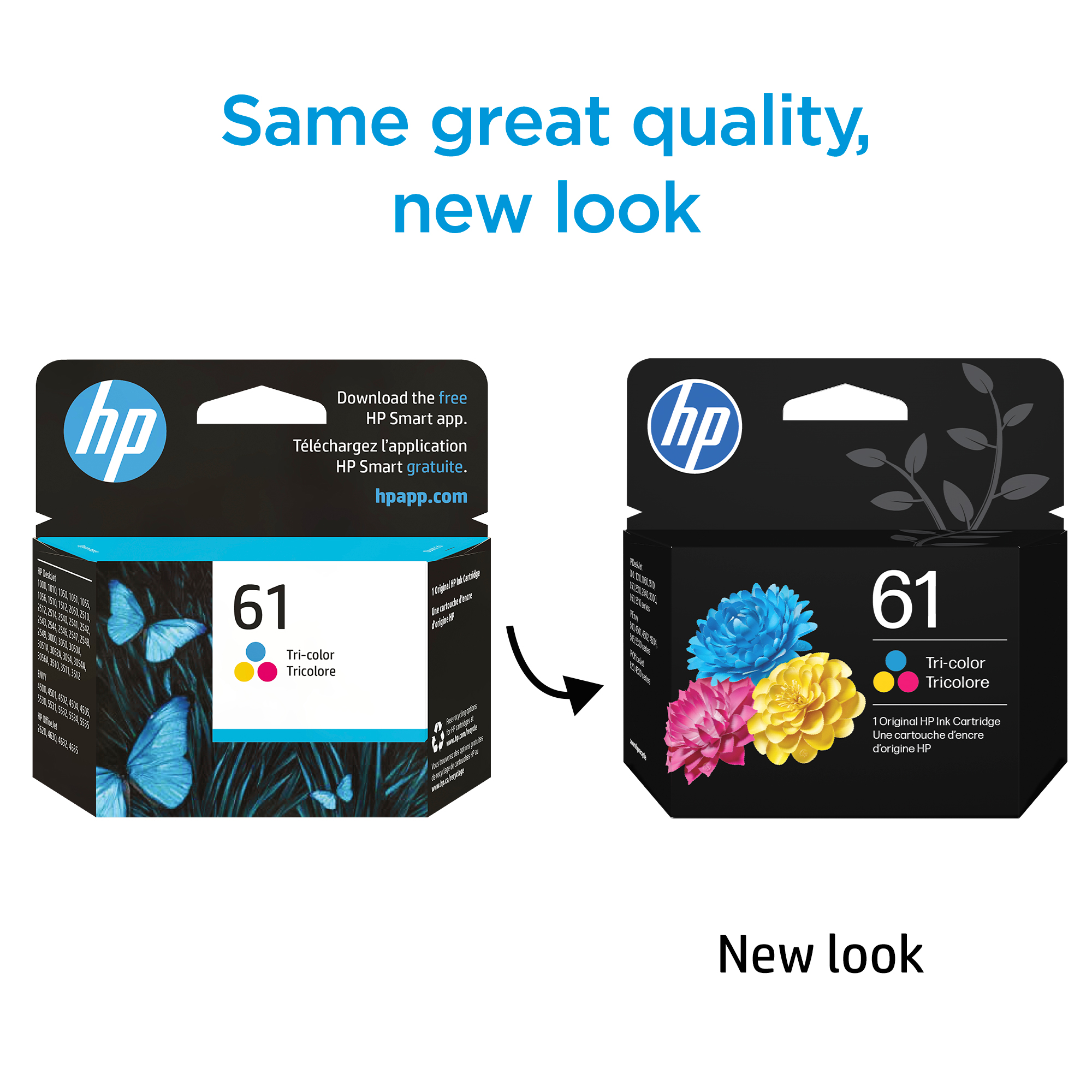 HP 61 Tri-color Ink Cartridge