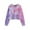 Blue, variant on Womens Plus Size Blouses Winter Oversized Hooded Long Sleeve Rolled One Shoulder Drawstring Tie Dye Printed Leisure Cotton Sweatshirts Hoodies(Dark Purple,XL)