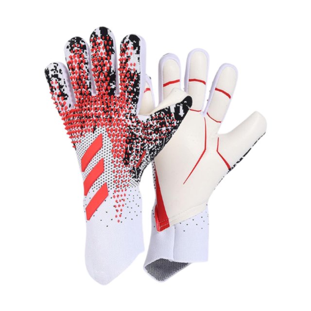 Guantes de fútbol para niños Sharpla equipamiento deportivo tamaño 10 rojo