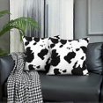 thumbnail image 5 of Cow Print Pillow Case Cover Couch Cushion Case Decorative Square Throw Pillow Covers for Sofa Hoom, 2 pcs, 5 of 5