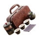 thumbnail image 2 of Juego de té de viaje Juego de té de porcelana Tetera de porcelana con tazas de té Juego de té Kung Fu Negro, 2 of 9