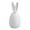 Ceramic White Bunny Figurine B, variant on Ceramic White Bunny Figurine, Easter Rabbits Decoration Cute Ceramic Bunny Egg Ornaments, Porcelain Modern Art Home Decor, Collectible Sculpture Craft for Home Office Easter Day Decor (A)
