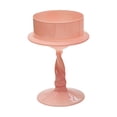 thumbnail image 2 of Candelabro cónico, candelabro, para centros de mesa de velas cónicas de pilar, candelabro de cristal, candelabro para decoración de fiestas y bodas rosa bajo, 2 of 8