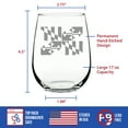 thumbnail image 4 of Bevvee Stemless Wine Glass 17 oz Flag Of Maryland Maryland Enthusiast Gifts Wine Glasses, 4 of 4
