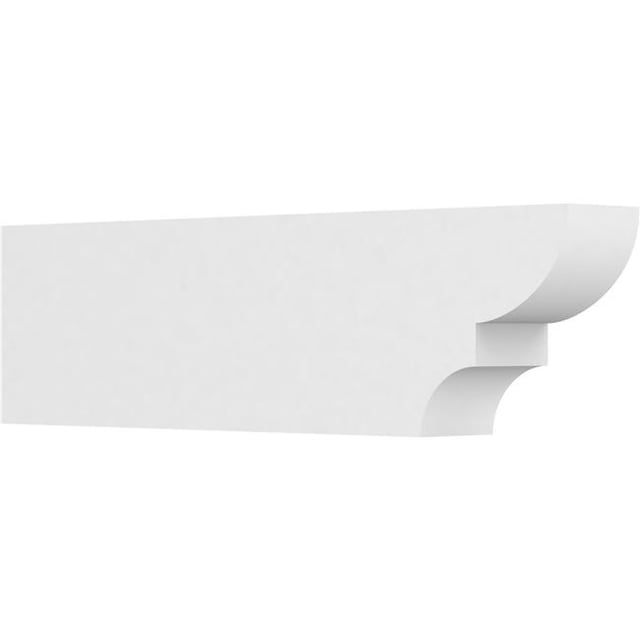 Ekena Millwork RFTP05X10X36RID 10 x 5 x 36 in. Standard Ridgewood Architectural Grade PVC Rafter Tail